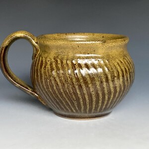Pottery Textured Mug Stoneware Ceramic Coffee Cup Handmade Mug