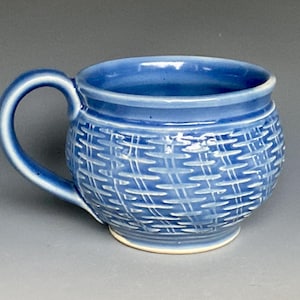 Large 18 oz.Pottery Mug Stoneware Ceramic Coffee Cup Handmade Mug