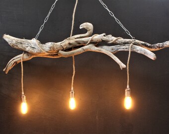 White Water Natural Driftwood Rustic Chandelier White Water Natural Driftwood Rustic Chandelier