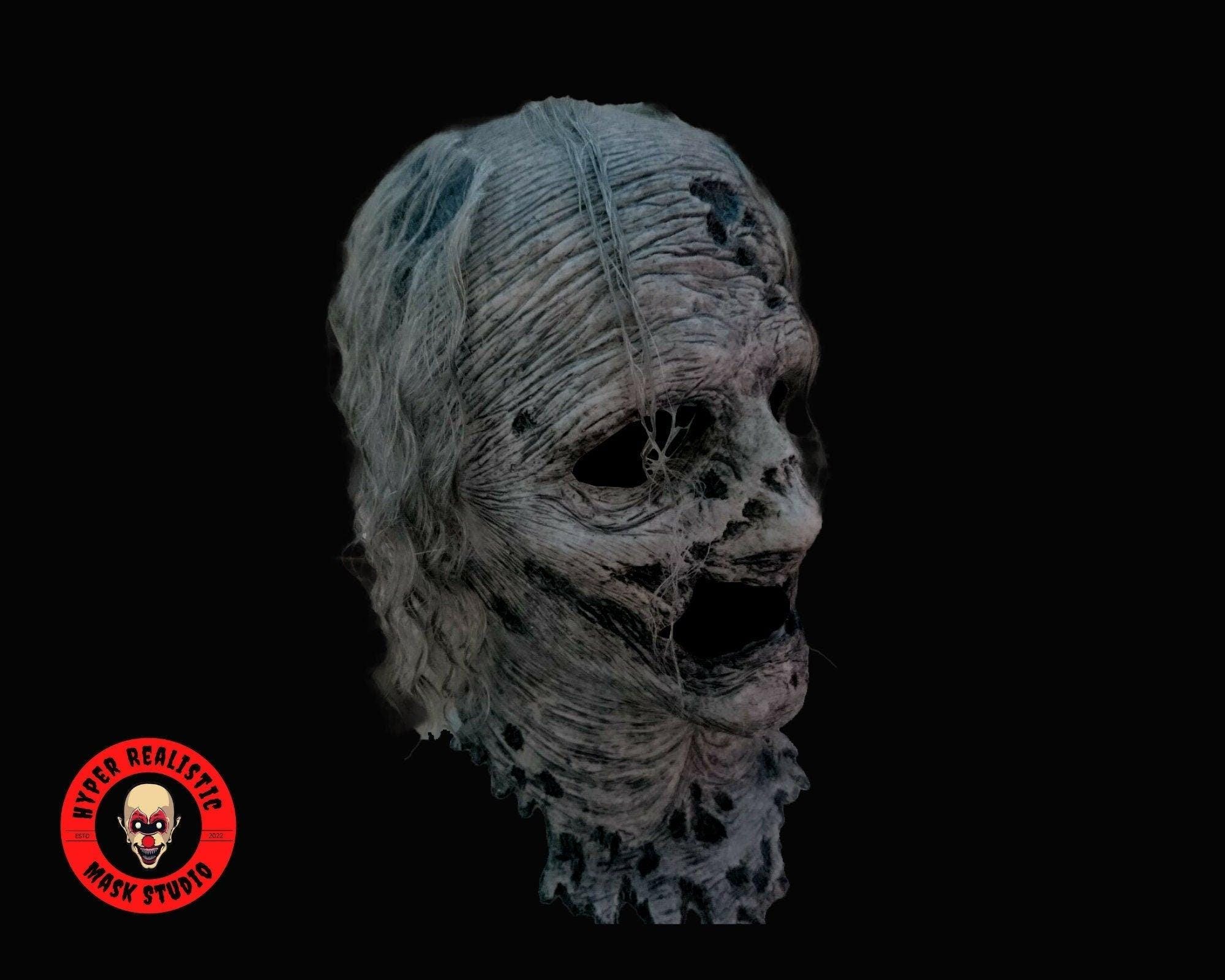 REALISTIC MASK, ZOMBIE Face Mask, Bestfriend Gift, Horror Mask, Silicone Mask, Personalized Twd Whisperer Mask With Hand Punched Hair
