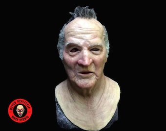 Deluxe Aged Gentleman Silicone Mask - Handcrafted, Realistic Old Man Design with Lifelike Details