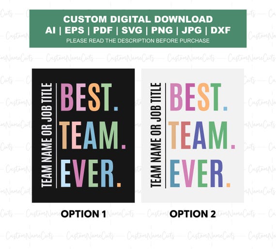 Custom Team Shirt | Work Team Coworkers | Team Member Shirt | Company Shirt | Custom Best Team Ever Shirt | School Shirt | Team Name Shirt