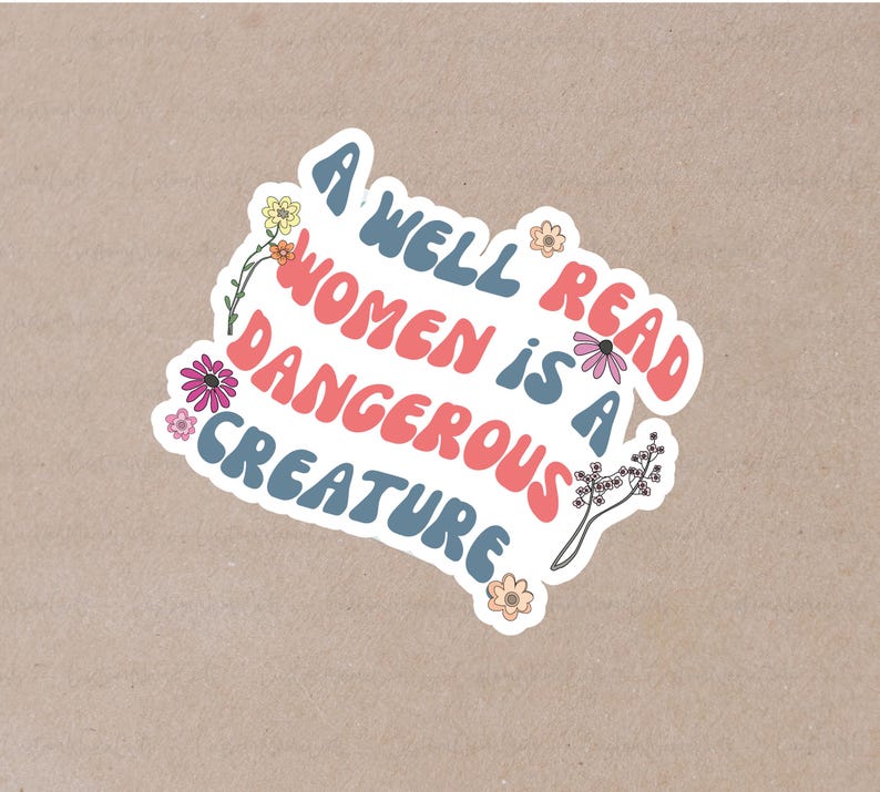 Printable Retro Book Lover Stickers PNG | Book Lover Sticker SVG ...