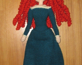 MERIDA a brave princess doll amigurumi CROCHET pattern PDF