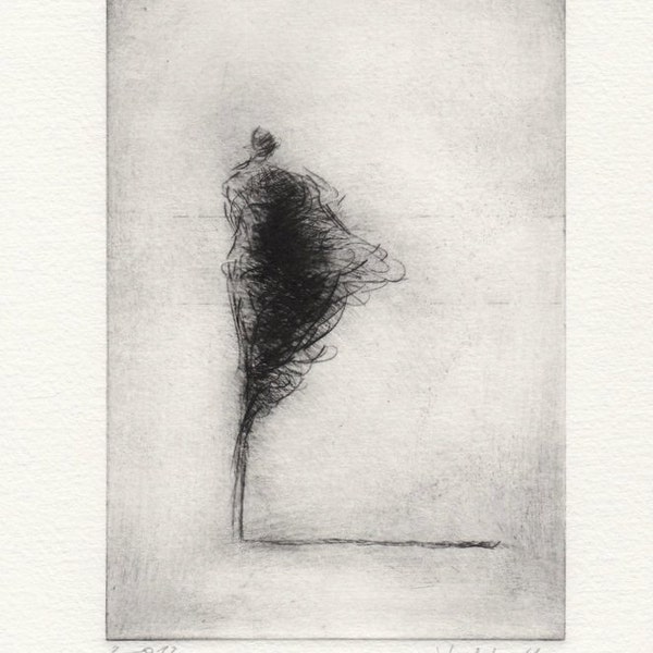 ORIGINAL DRYPOINT "Wind VI"