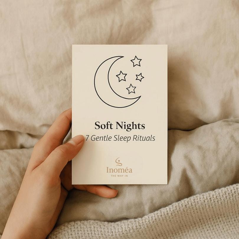 Soft Nights - 7 Gentle Sleep Rituals | Relaxation Bedtime Cards | Night Routine Printable