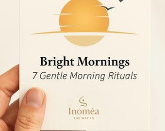 Bright Morning Ritual Cards | Printable Morning Routine | Mindful Wake-Up Rituals | Self Care Digital Download | A5 Size Morning