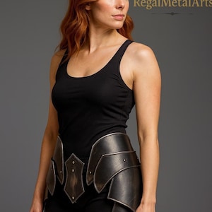 Lady Knight Steel Tassets Armor /Women&#39;s Metal Tassets/Fantasy Female Tassets/Cosplay Armor/Larp Armor/Gift For Her