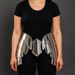Lady Knight Steel Tassets Armor /Women&#39;s Metal Tassets/Fantasy Female Tassets/Cosplay Armor/Larp Armor/Gift For Her