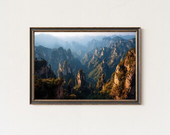 Zhangjiajie Mountains Photography | China Landscape Wall Art Print