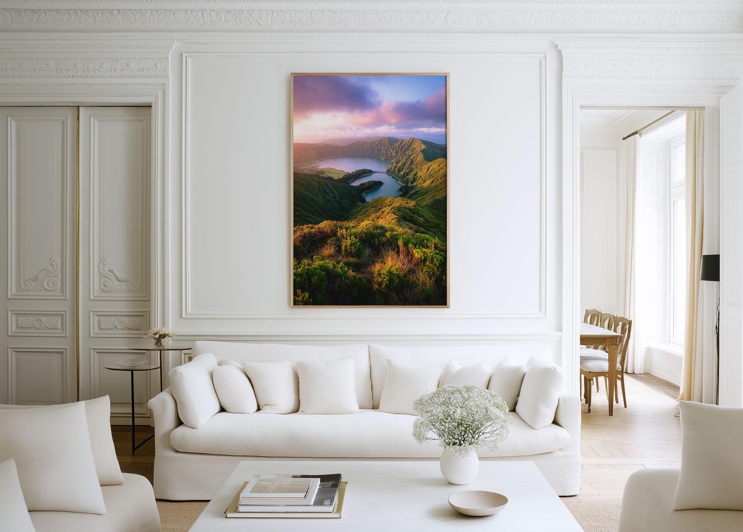 Sete Cidades Print | Azores Crater Lakes Landscape Photography - Etsy
