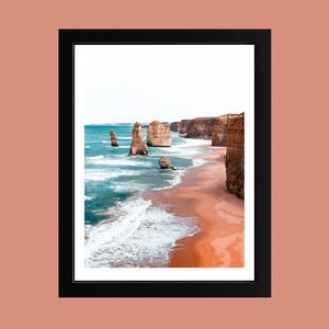 Twelve Apostles Print – Great Ocean Road Wall Art, Coastal Australia Landscape Photo, Beach Nature Travel Decor