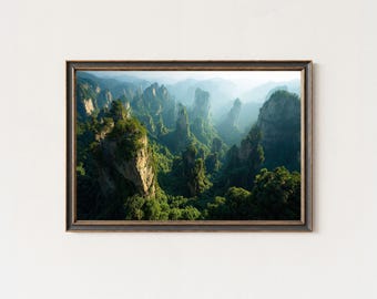Zhangjiajie Mountains Photography | China Landscape Wall Art Print