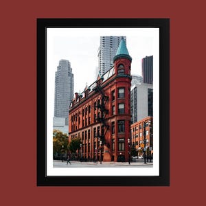 Gooderham Flat Iron Building, Toronto, Photo Print, Toronto Home decor, Real Photography Art, Canada Photography Art