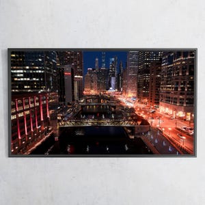 Arte di Chicago, Opere d'arte di Chicago, Chicago Illinois, Skyline di Chicago, Viaggi a Chicago, Poster di Chicago, Poster della città di Chicago, Foto di Chicago