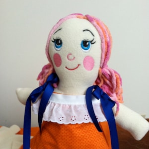 Cloth Doll Pattern PDF | Easy DIY Sewing Pattern | Instant Download Doll Body Template | Make Soft Fabric Dolls