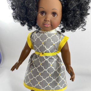 Doll Clothes Dress Pattern Downloadable Easy PDF Pattern for 18-inch American Girl type Dolls