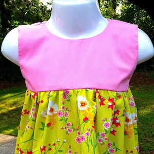 Girls Pretty Dress Pattern Easy and Includes Video Instructions 9mo 1