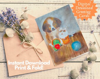 Greeting Card Digital Download , Instant Download  Digital Card Printable Card