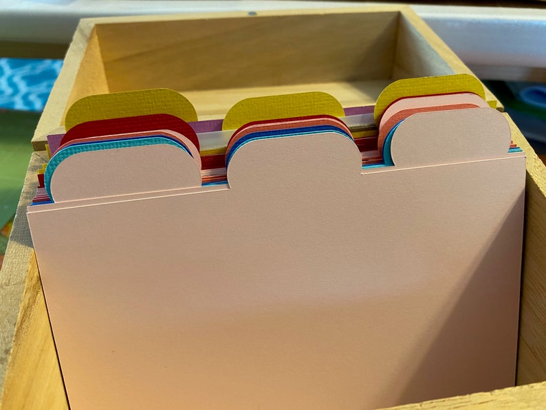 Index or Recipe Card Dividers 4x6, Instant Download, DIY Etsy