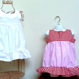 Girls Pretty Dress Pattern, Easy and includes video instructions 7 year old size image 4