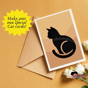 Cat Reusable Stencil Template Mylar