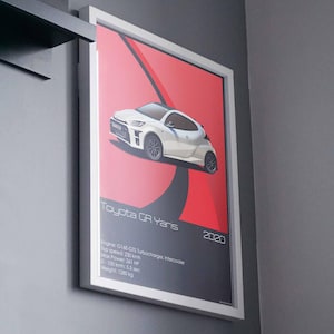 Car Poster / Cutout Toyota Yaris GR