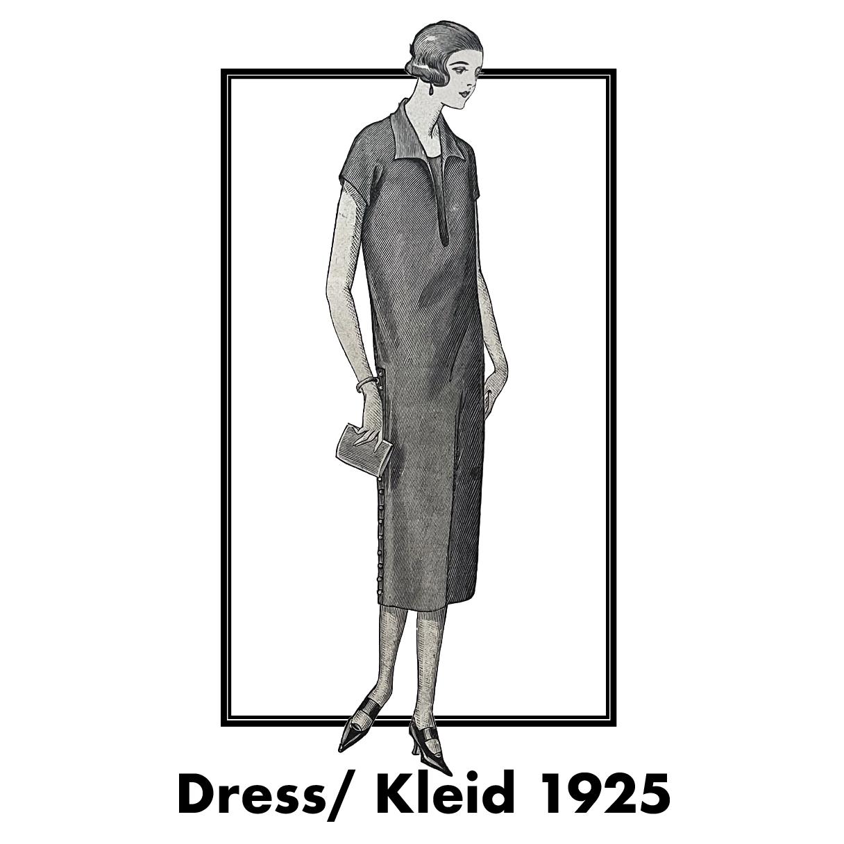 1925 dress México