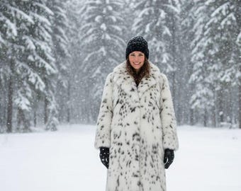 Luxury Winter Faux Fur Coat for Men & Women | Custom Handmade Oversized Long Fur Jacket