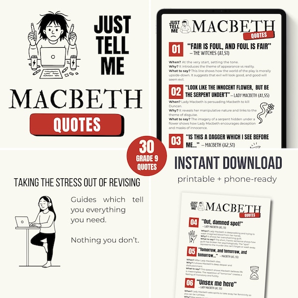 Macbeth Poster - Etsy UK
