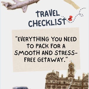 Lista de verificación para escapadas urbanas, planificador imprimible (descarga digital)