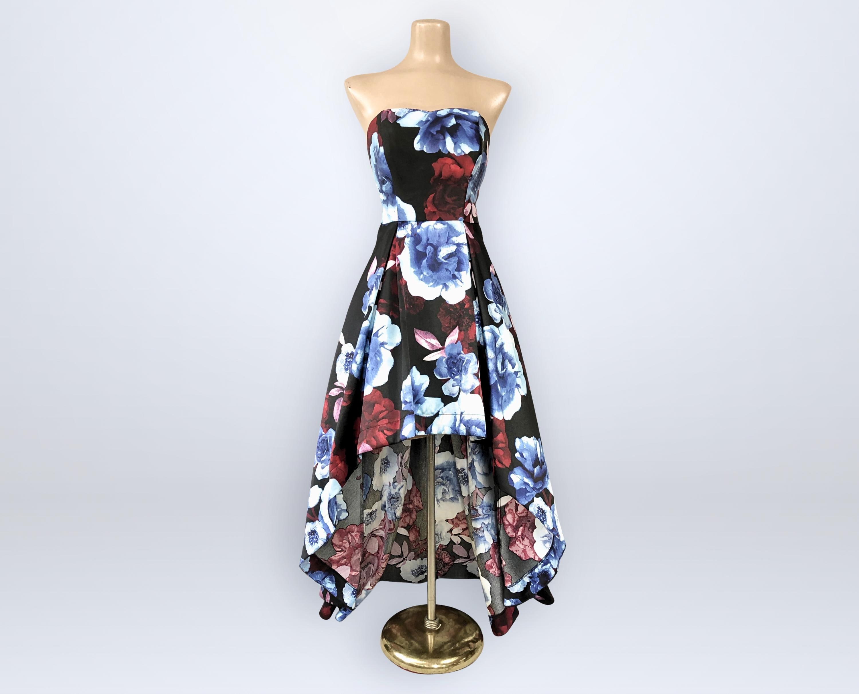Blue Y2k Prom Dress