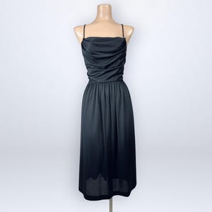 black after 5 dress amore1 open back black prom SIZE:10 with double