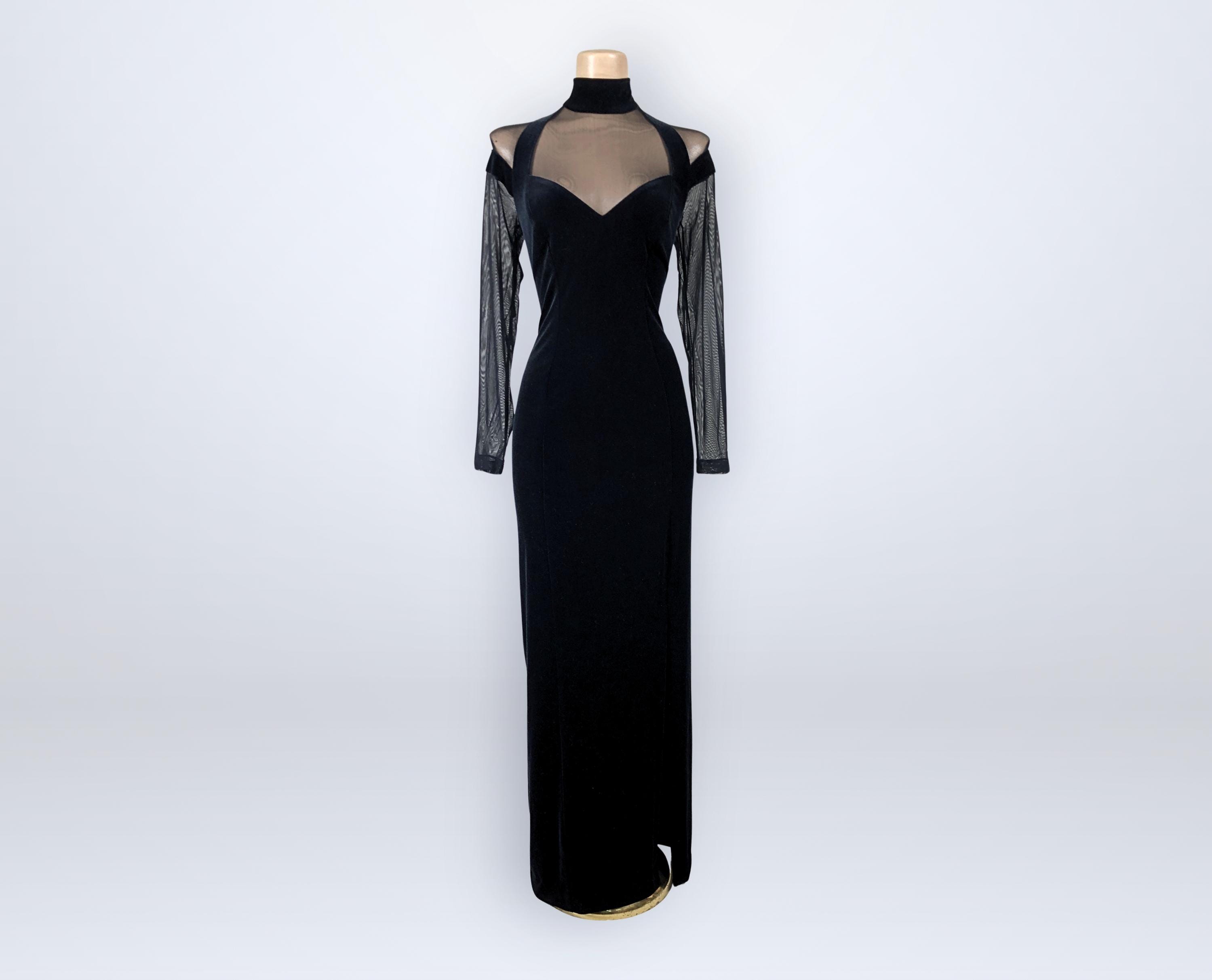 Vampy Gothic 90s Prom Dress - Etsy