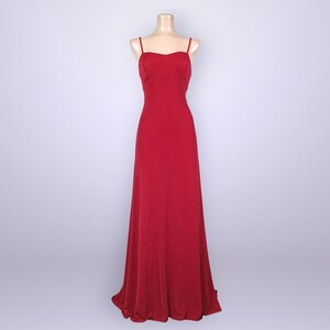 VINTAGE 90s Red Sparkle Formal Slip Dress 10 | Arianna Rachel Kaye | Prom Gown | VFG - Etsy VINTAGE 90s Red Sparkle Formal Slip Dress 10 | Arianna Rachel Kaye | Prom Gown | VFG - Etsy