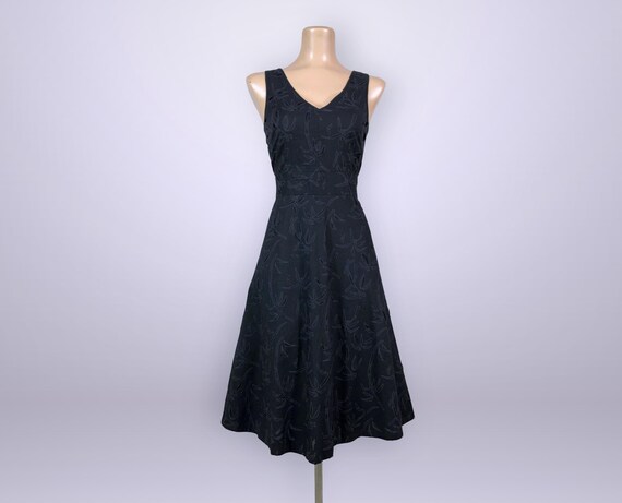 laser cut fit and flare dress FOCUS by Shani  V-Neck Laser Cut Fit & Flare Dress in Hot Pink