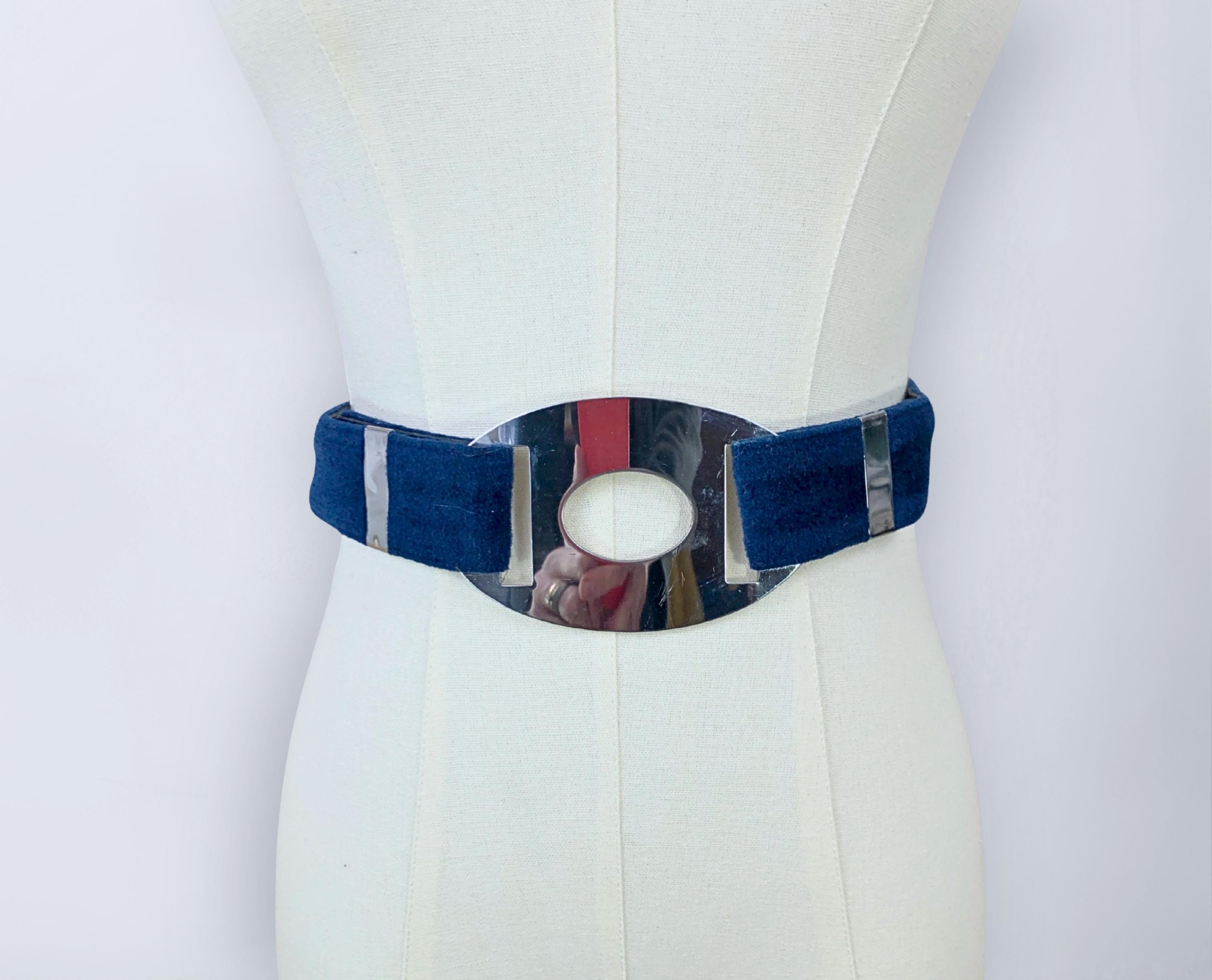 Vintage Hammered Modernist Hook Waist Belt One of my most treasured posessions is this buckle/belt made  main image 2