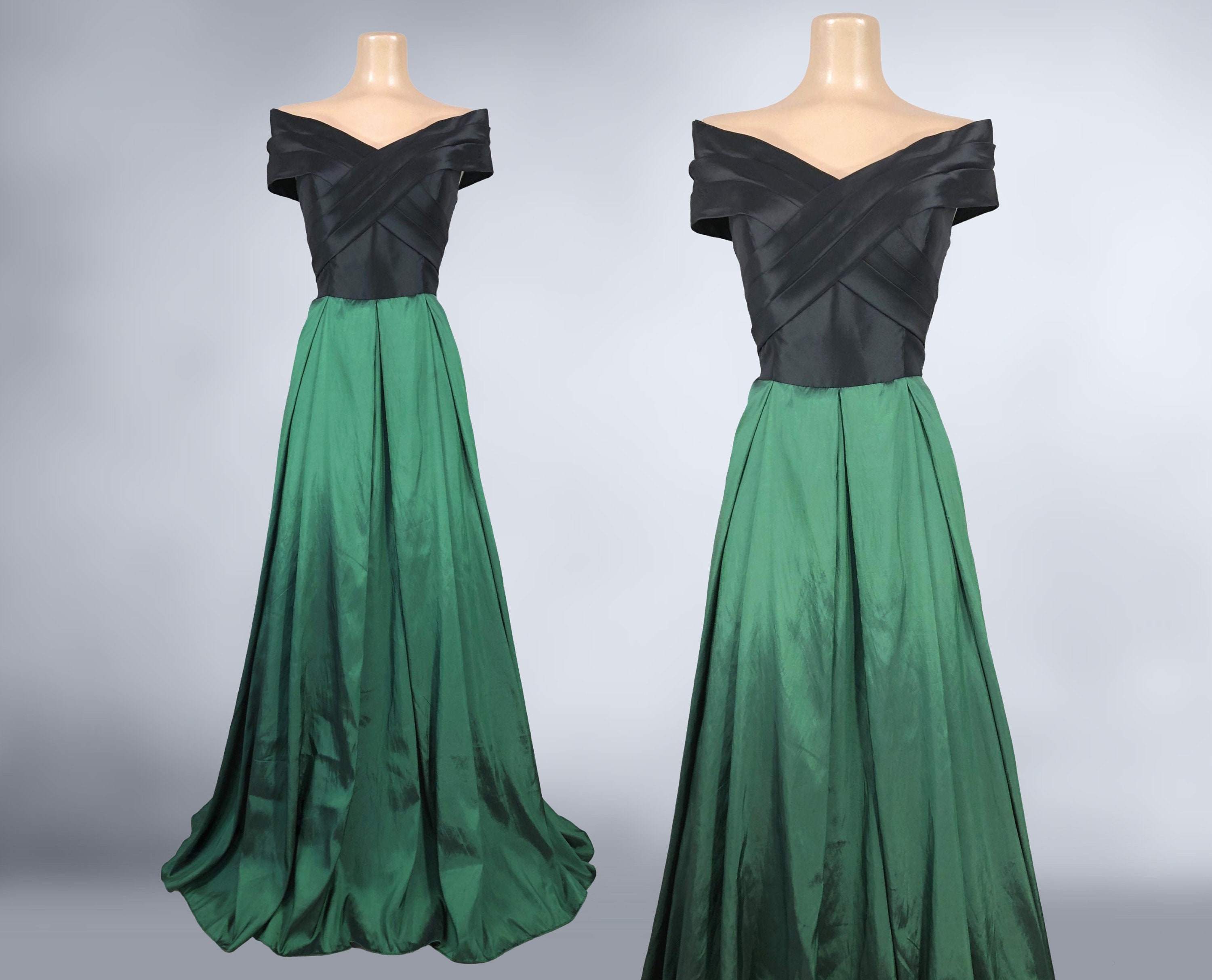 Off-Shoulder Extra Flare Prom Gown - 231P0061