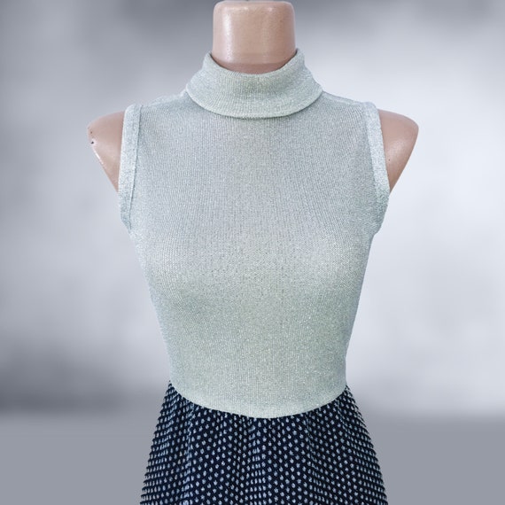 VINTAGE 70s Knit Maxi Dress and Jacket 3 pc Set i… - image 5