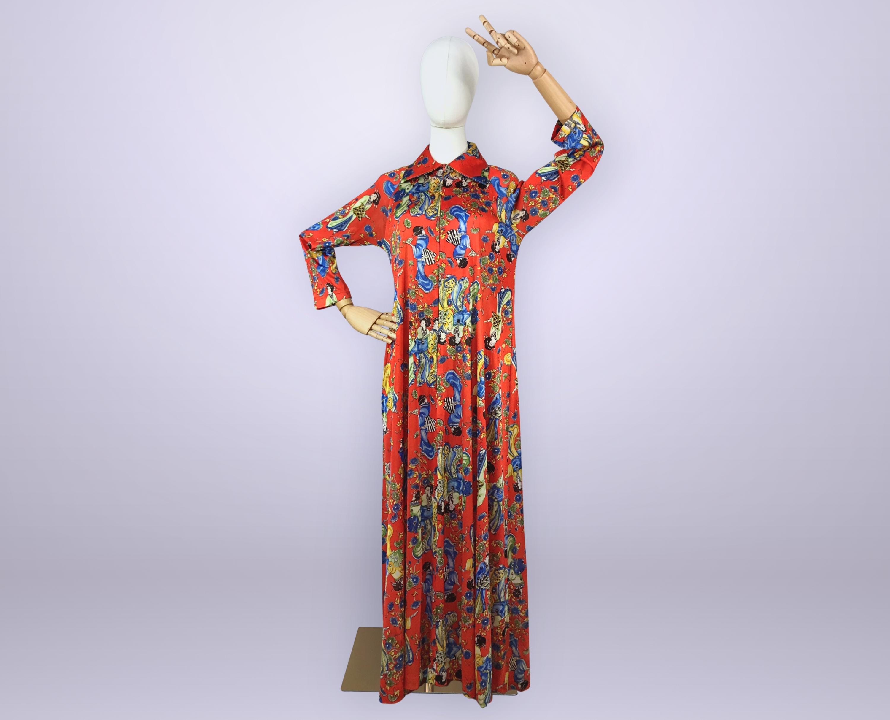 Geisha Maxi Dress - Etsy