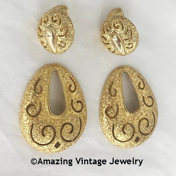 Sarah Coventry TWO-TIMER Earrings from 1972 * Vin… - image 2