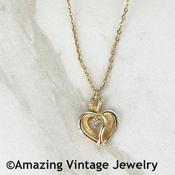 Sarah Coventry HEARTLINE Necklace from 1977 * Sar… - image 1