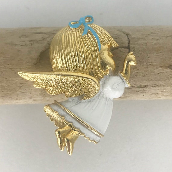 Sarah Coventry SARAH'S LIL ANGEL Pin * Vintage Sa… - image 2