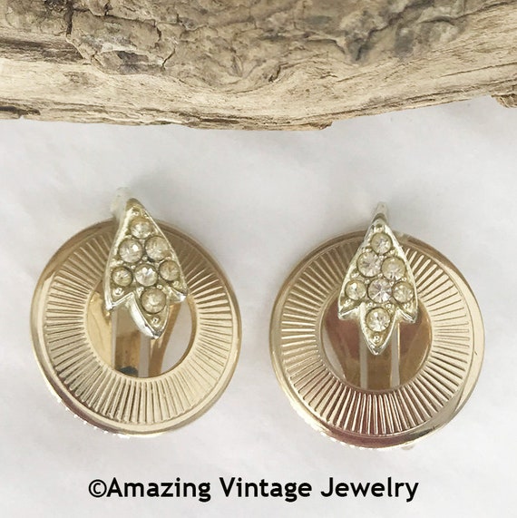 Sarah Coventry ELEGANCE Earrings from 1957 * Vinta