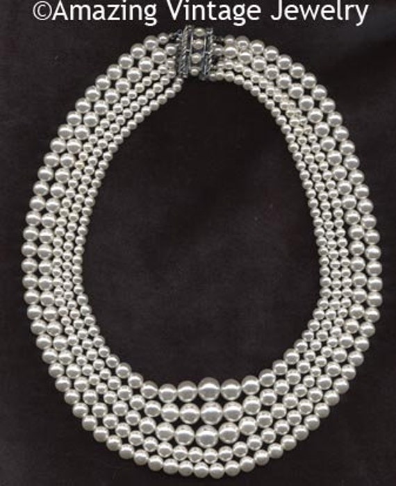 SARAH COVENTRY " CONTESSA " Pearl Necklace from 1… - image 2