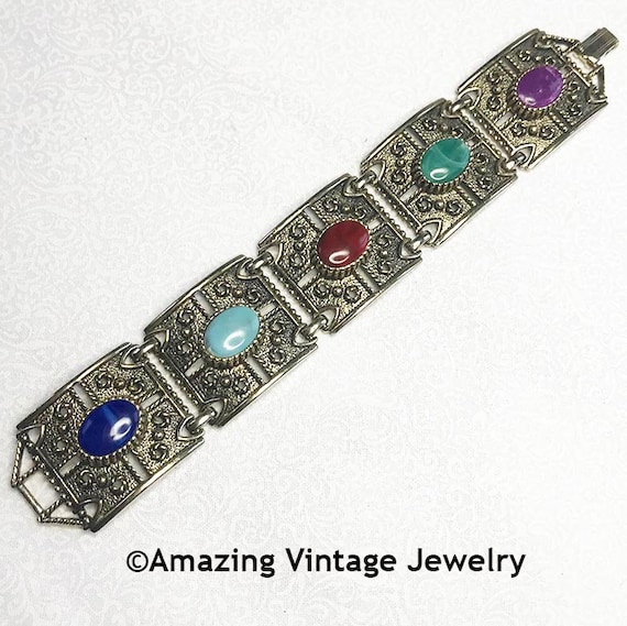 Sarah Coventry GRANADA Bracelet from 1972 * Sarah… - image 1