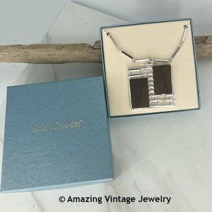 Sarah Coventry SILVERWOOD Necklace from 1978 * Vintage Sarah Coventry Wood Necklace * Sarah Coventry Hostess Necklace in Original Box