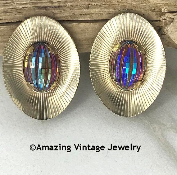 Sarah Coventry HIDDEN FIRE Earrings from 1960 * S… - image 1