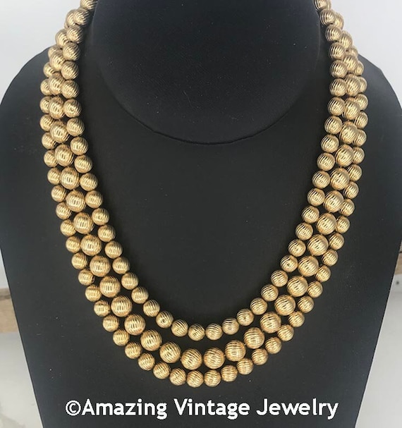 Sarah Coventry GOLDEN WARDROBE Necklace from 1964 