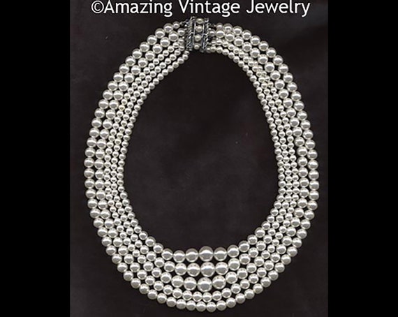 SARAH COVENTRY " CONTESSA " Pearl Necklace from 1… - image 1